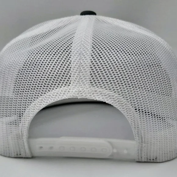 Tonka Embroidered Patch Flat Bill Snapback Mesh Hat Cap Gray & White Quality Mad - Picture 9 of 9